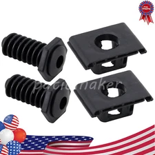 Set of 2 Adjustable Hood Bumper Buffer New Fits For Dodge Ram Truck 55276482AB