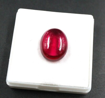 Cabochon Burma Red Ruby 100% Natural 20.00Ct Certified Gemstone Tax Day Offer