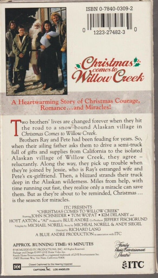 Tom wopat christmas comes to willow creek