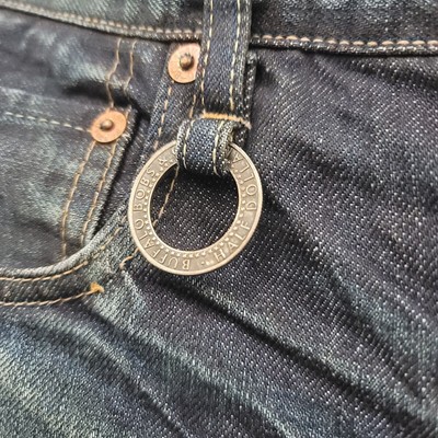 Buffalo Bobs Men Half Dollar Button Fly Boot Cut Jean Size 2 28x33 