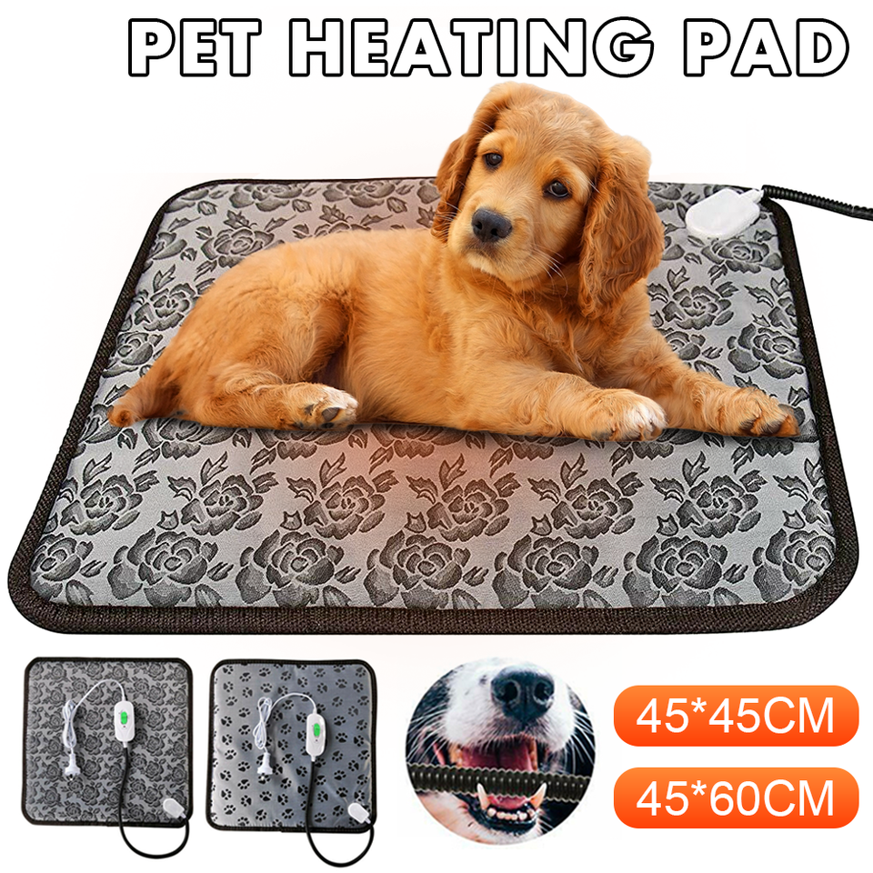 Large Pet Electric Heat Mat Pad Warmer Blanket waterproof Dog Cushion