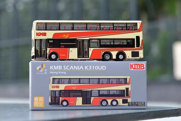 Tiny City Die-Cast Model Car - Kmb Scania K310UD 80(905) 1:110 Model Bus-image