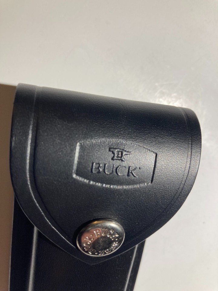 Buck 112 Black Leather Sheath for Ranger Elite Auto Automatic Knife eBay
