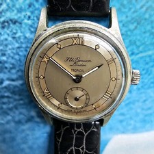 Vintage J W Benson Tropical Men's Watch Aquatite Case 