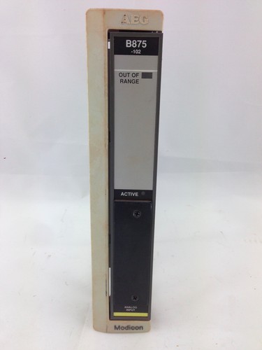 MODICON AS-B875-102 INPUT MODULE ANALOG HI SPEED 8POINT 800 SERIES - Picture 2 of 2