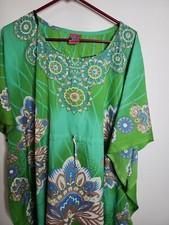 Pre-owned Ethnic Pakistani Indian Green Dress California Free Size U1