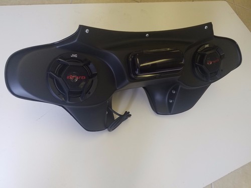 Heritage 6 1/2" Speakers, Radio Batwing Fairing, softail Deluxe Harley Davidson - Picture 4 of 10