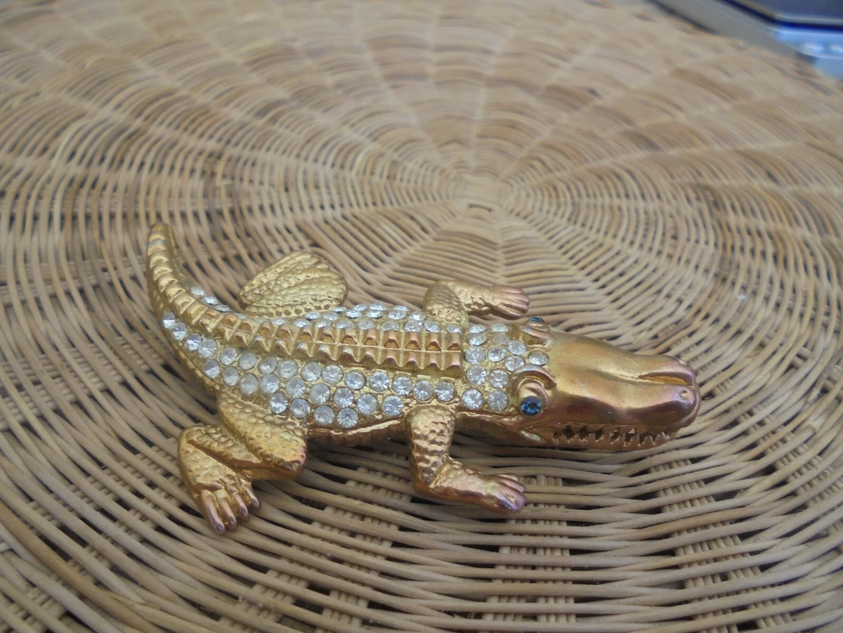 Crocodile brooch sale