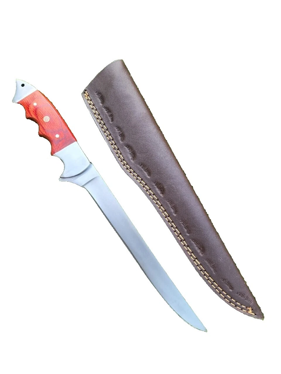 Stainless Steel Blade Stainless Steel Handle Collectible Vintage Fixed Blade Knives
