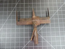 Antique Iron Compass Scribe Carpentry Tool WM Johnson Newark NJ