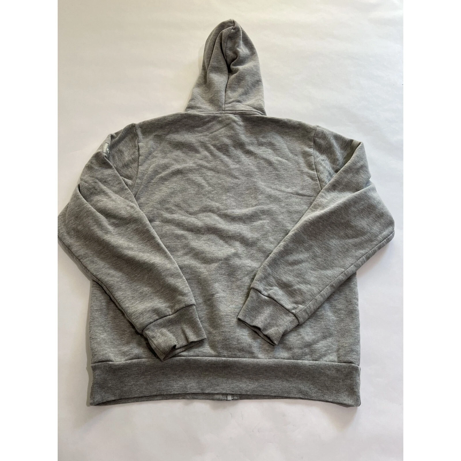alo-yoga renown full zip athletic heather hoodie