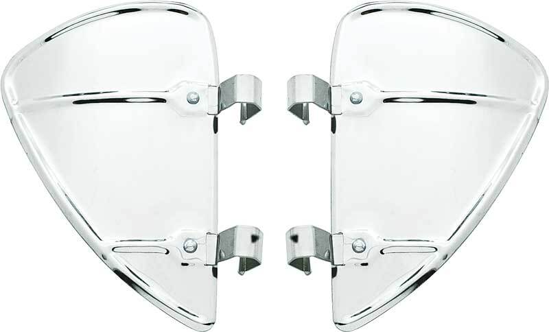Rat Rod Hot Rod Polished Stainless Steel Vent Wind Deflector Window Breezies Pr