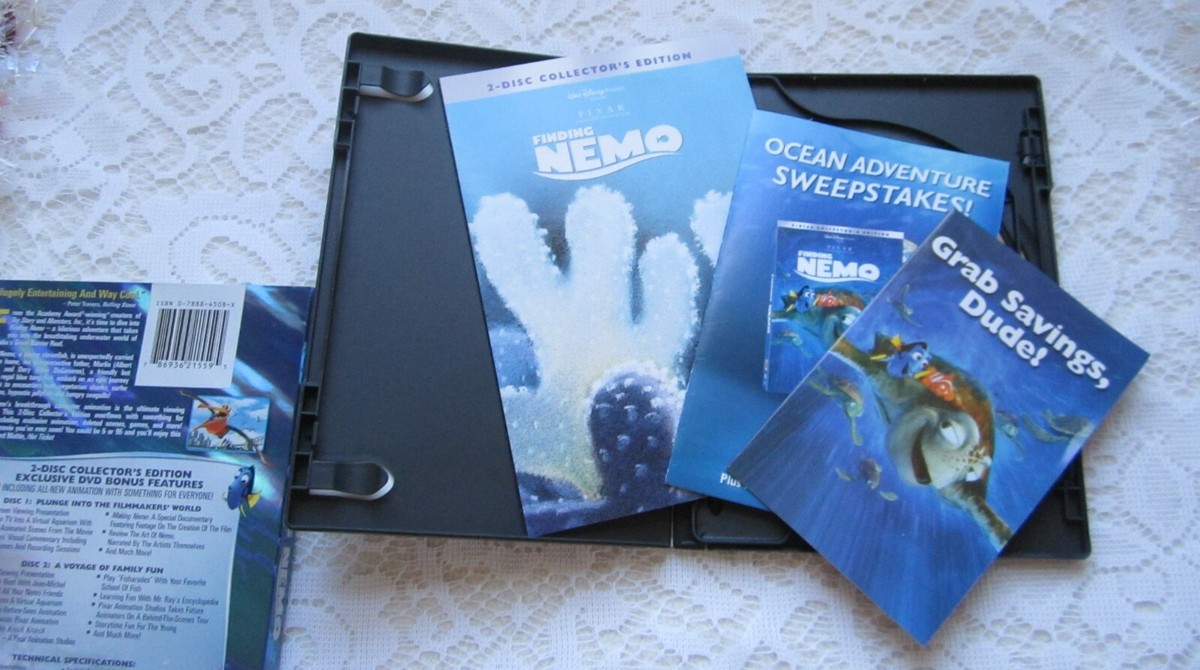 Finding Nemo (DVD, 2003, 2-Disc Set) with Slipcover 786936215595| eBay