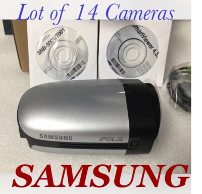 Lot of 14 Full HD Color Cameras W/ 3MP 1080P IP Network Samsung SNB-7001N NEW!!