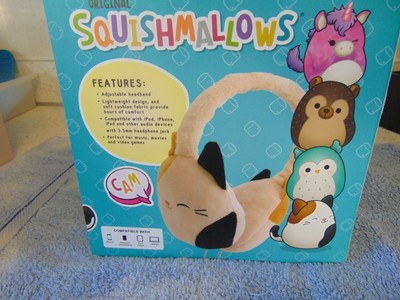Squishmallow Headphones CAM Cat Plush 