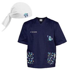 Divisa completo oss casacca animali scollo a v con pantalone e bandana