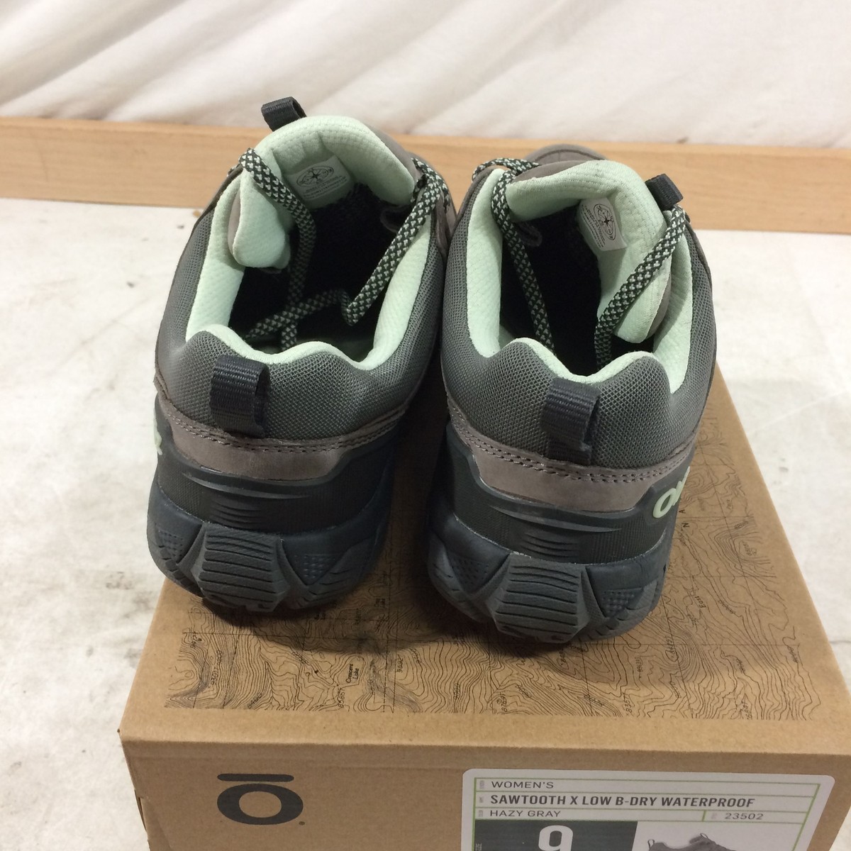 Oboz Sawtooth X Low B-DRY Women's Hiking Shoes, Hazy Gray, W9