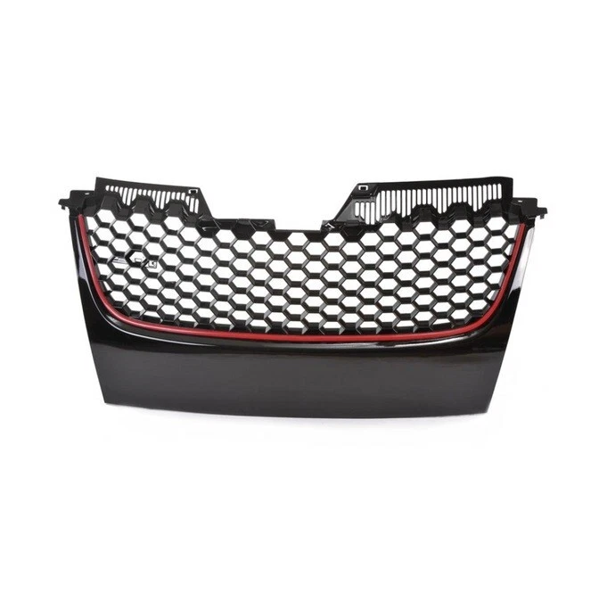 CALANDRE SANS SIGLE VW GOLF 5 GTI GT GTD ET JETTA 3 + SUPPORT PLAQUE - Imagen 2 de 4