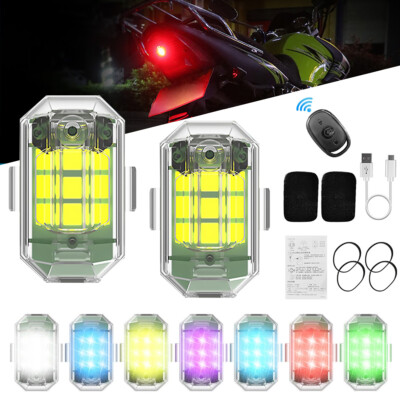 High Brightness Wireless LED Strobe Light 7 Colors Rechargeable Flashing Lights