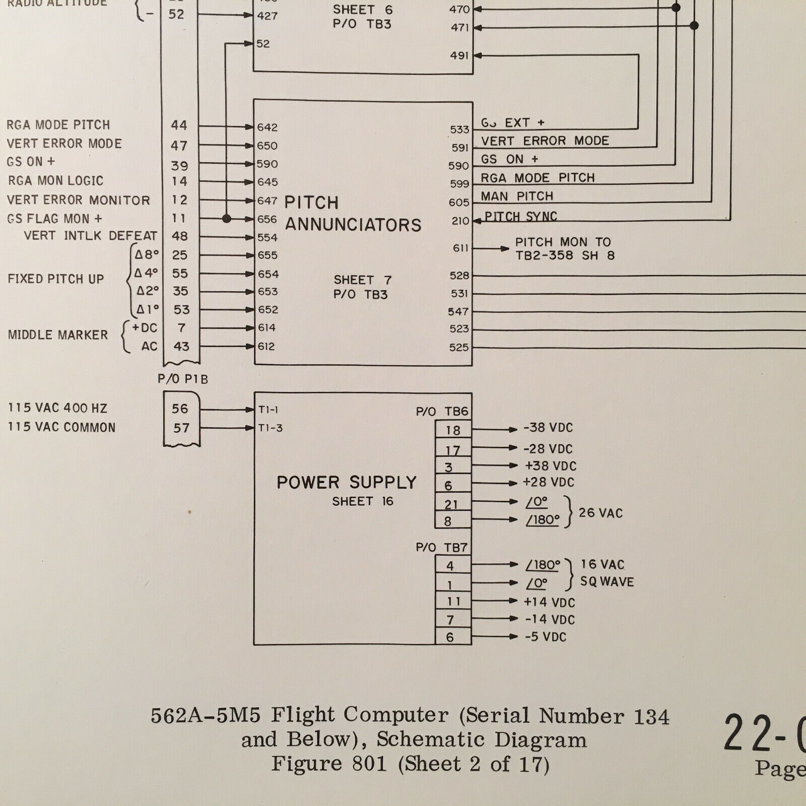 Collins 562A-5M5 Flight Computer Overhaul Manual Illustrated Parts List  Original