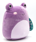 7.5" Philomena the Purple Frog Squishmallows Plush Toy BNWT