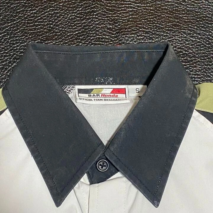 安心の関税送料込み 90s F1 B.A.R HONDA OFFICIAL 刺繍 ピットシャツ