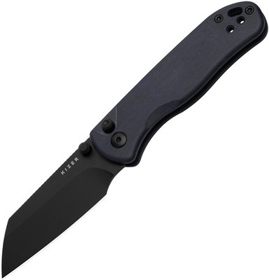 Kizer Cutlery Drop Bear 2 Button Lock Richlite Folding Nitro-V Knife V36192CS1