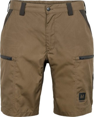 NEU! HÄRKILA Jagdshorts  FJELL - Stretch - Wax Finish  - earth/shadow brown