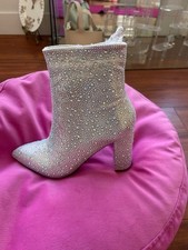 New evening sequins dressy booties for womens