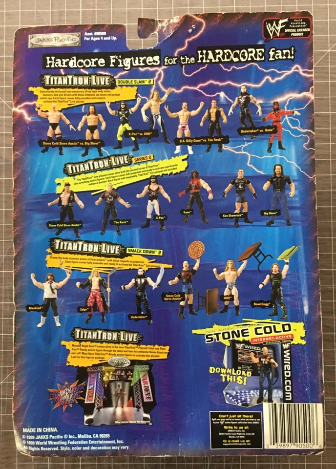 WWF Smack Down Tron Ready The Big show Figure (Jakks Pacific, 1999) NIP - Image 2 of 4
