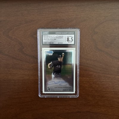 1st 2010 Bowman Chrome Draft & Prospect AUTO/GRADED NMT CHRIS SALE RC 24 CYYoung