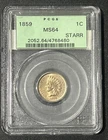 1859 Indian Head Cent 1C PCGS MS 64 STARR
