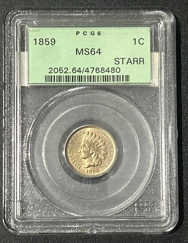 1859 Indian Head Cent 1C PCGS MS 64 STARR