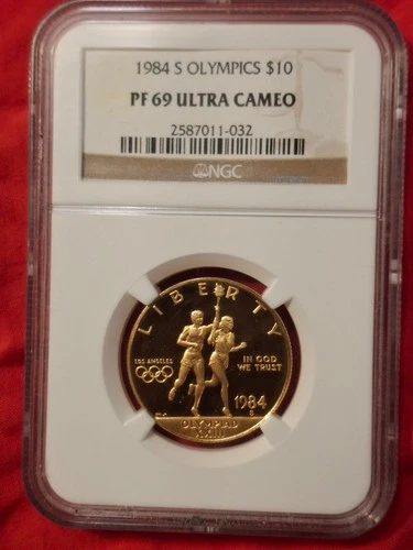 1984-S Olympic Gold Commemorative — photo from the most recent tracked eBay sale