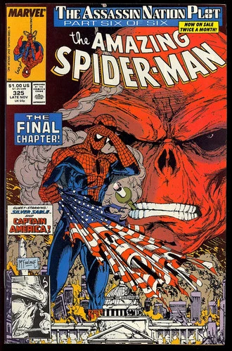 Amazing Spider-Man #325 High Grade Todd McFarlane Art Marvel Comic 1989 VF-NM
