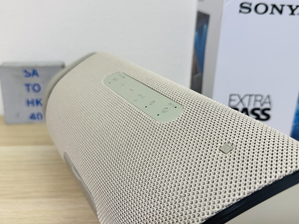 Sony SRS-XB43 EXTRA BASS Bluetooth Speaker IP67 Taupe Beige Box AC