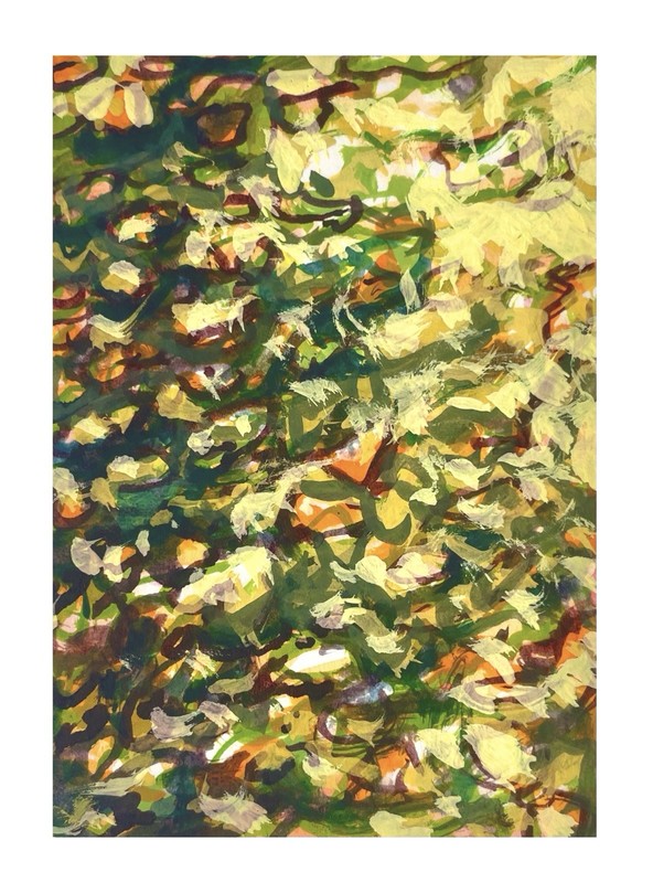aceo atc original artist trading cards Watercolor painting realism water ocean 