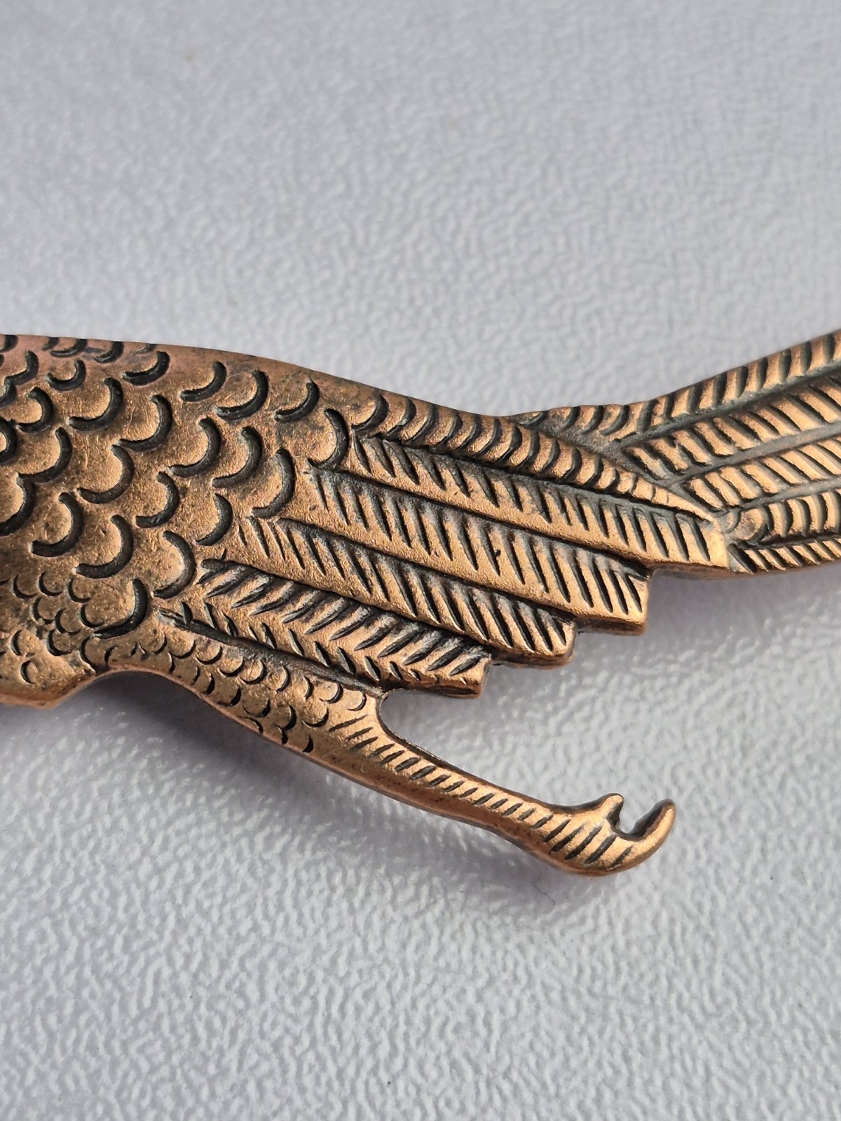 Roadrunner Brooch Pin Solid Copper Southwestern T… - image 7