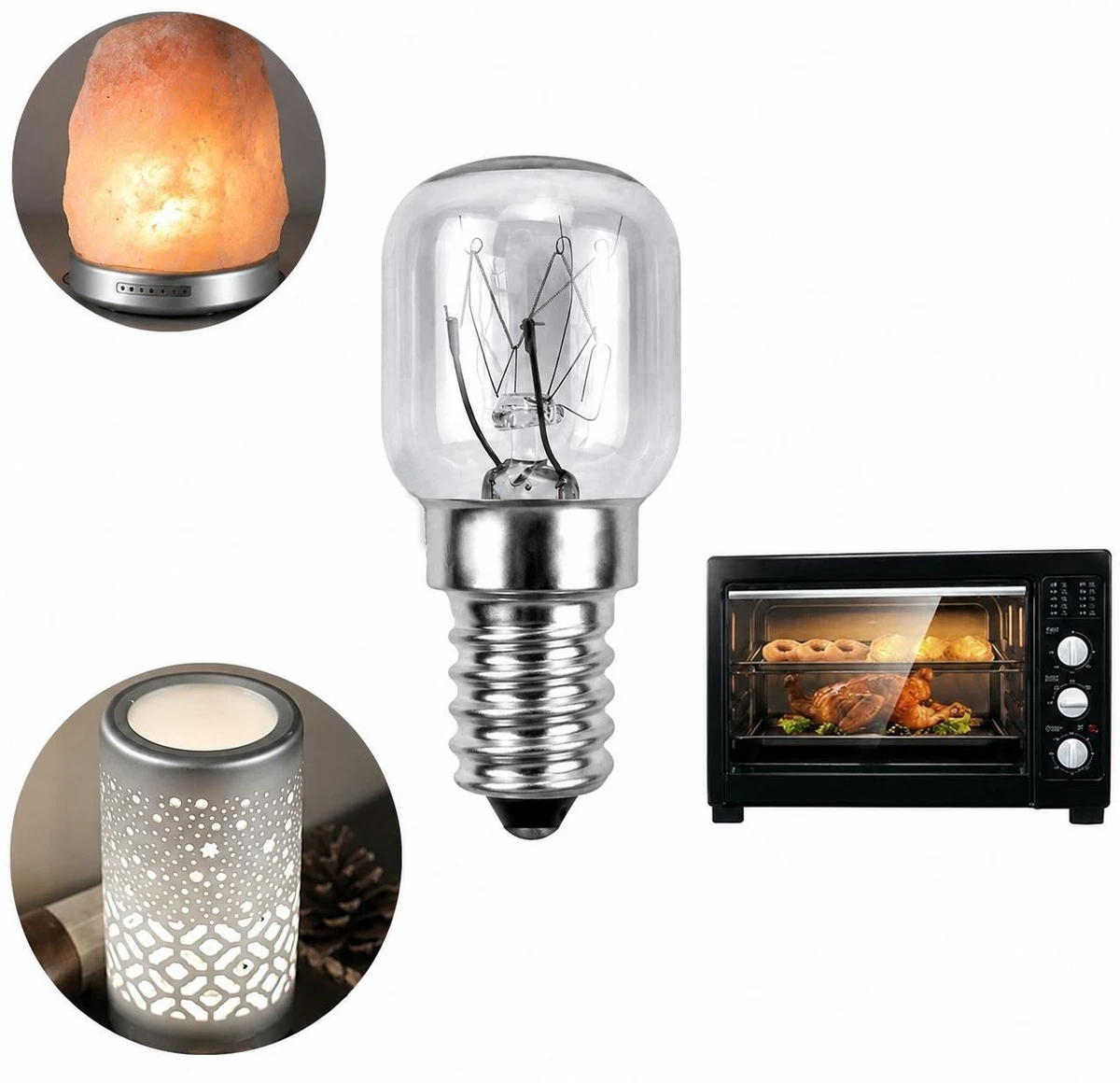 Fridge Freezer Oven Appliance Bulb Pygmy Light Lamp 15w 25w SES E14 240v