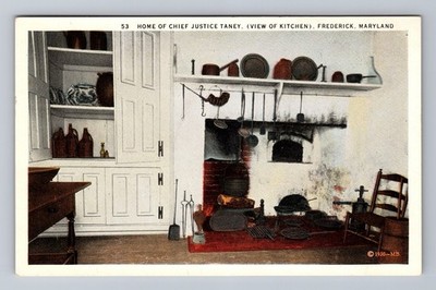 Frederick MD-Maryland Home Of Chief Justice Taney Vintage Postcard Standard PC