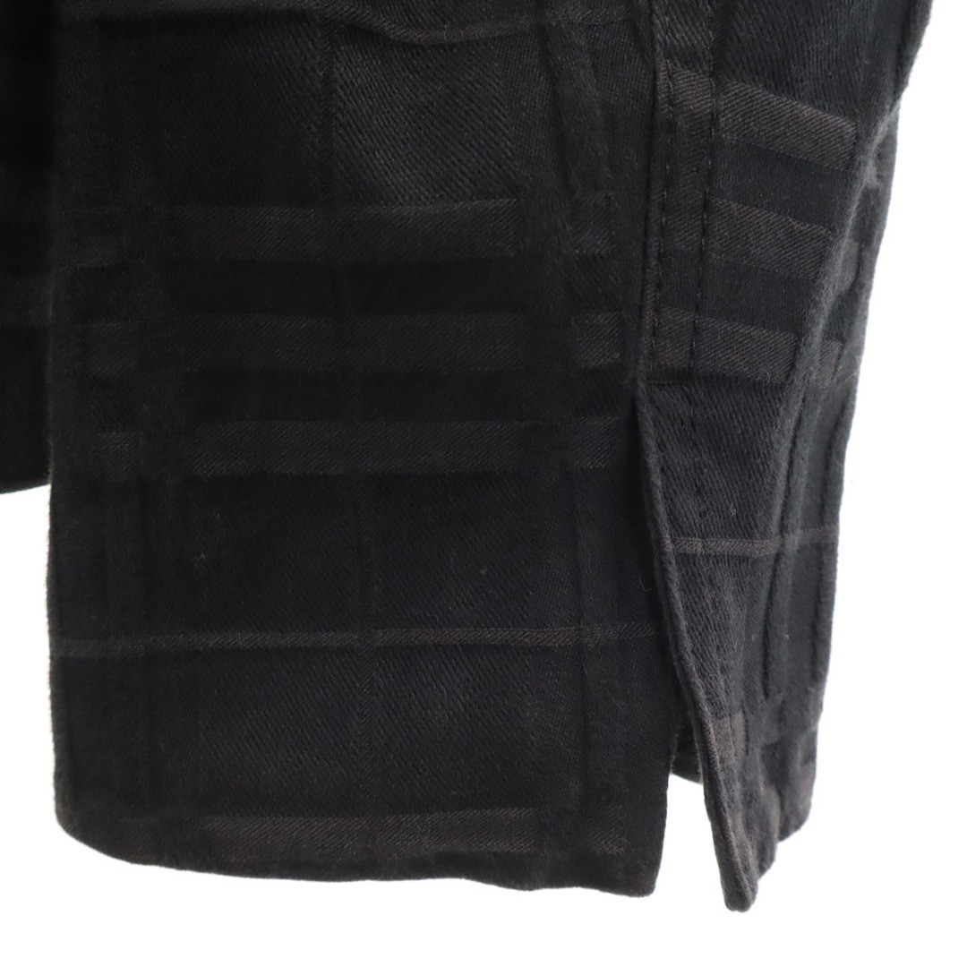 Vintage Burberry London Checkered Jacket 42 Black Sanyo