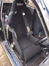 Bimarco Cobra Fixed-Back Racing Bucket Seat - Black