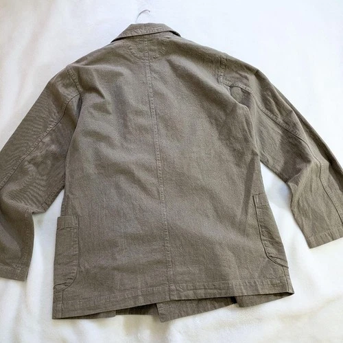 45R / 45rpm Cotton Jacket Collared Double-Breasted Patch Pockets Excellent image 12