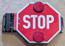 School Bus Stop Sign Arms With Strobing Led Lights Front Safefleet 2024 School Bus Stop Sign Arms With Strobing Led Lights Front Safefleet 2024