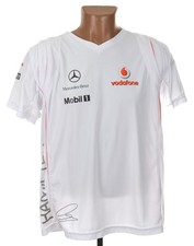 FORMULA 1 F1 VODAFONE MCLAREN MERCEDES 2010 TEAM SHIRT 2 HAMILTON SIZE M ADULT