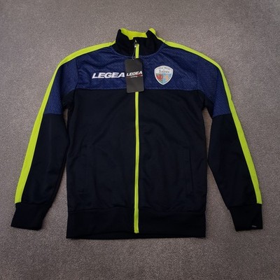 The New Saints Mens Track Jacket Medium Blue Legea TNS Football Training Wales