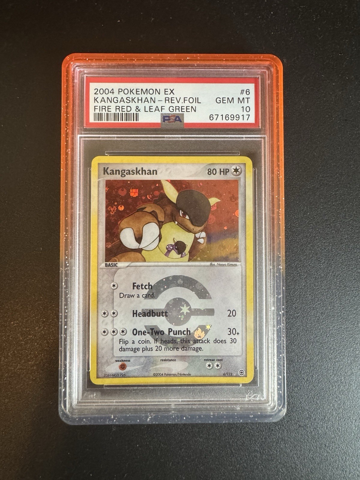 Kangaskhan Reverse Holo #6 FireRed & LeafGreen PSA 10 POP 29!