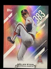 2026 Topps Series 2 ~ Nolan Ryan #CN-14 ~ Crooked Numbers Foil Insert ~ Angels