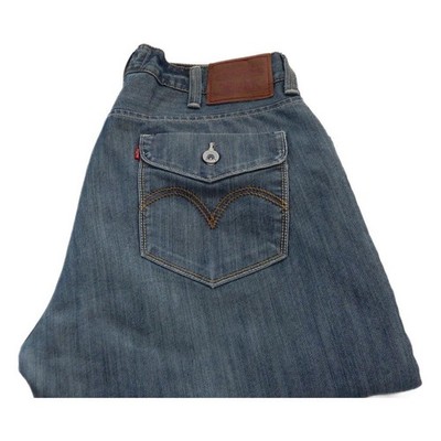 Levi 514 Straight Jeans Regular Blau Taille 38 Bein 33 W38 L33 Zip Fly (Q8365)