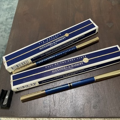 Alexandra de Markoff Lip Definer Pencil In CRIMSON & easy On Eyes Liner BLACK